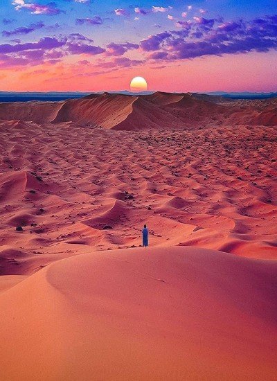 sunset camel trek merzouga